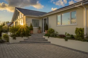 Contemporary Wheeler-built home exterior